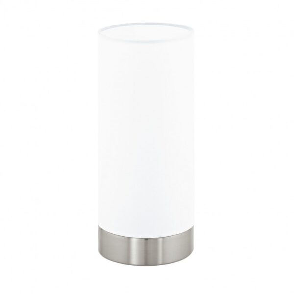 Veioza EGLO DAMASCO 1 95776 - E27 1X60W D100mm - Sticla satinata - Crom