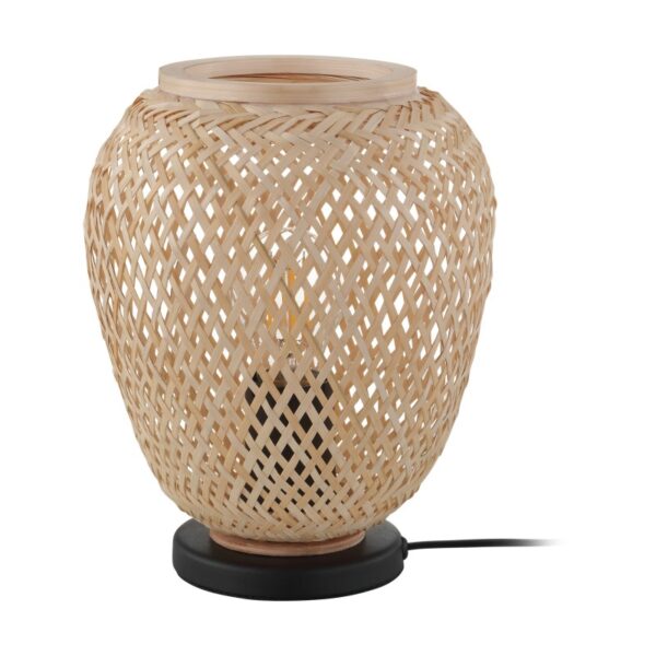 Veioza vintage EGLO DEMBLEBY 43263 - E27 1X40W D200mm - Lemn - Natur