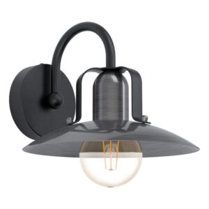 Aplica vintage EGLO KENILWORTH 43206 - E27 1X28W - Otel - Nichel Antichizat - Crem