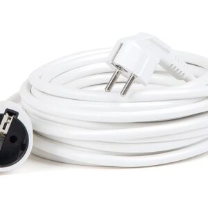 Prelungitor fisa priza 5m alb FP15A05