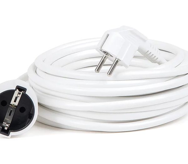 Prelungitor fisa priza 3m alb FP15A03