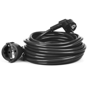 Prelungitor fisa priza 5m negru FP15N05