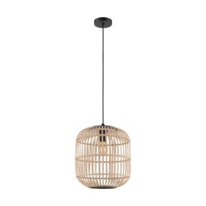 Pendul vintage EGLO BORDESLEY 43216 - E27 1X28W D350mm - Natur
