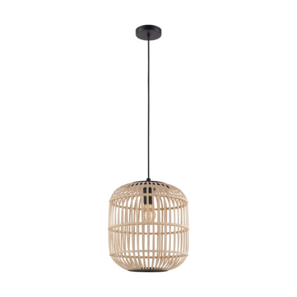 Pendul vintage EGLO BORDESLEY 43216 - E27 1X28W D350mm - Natur