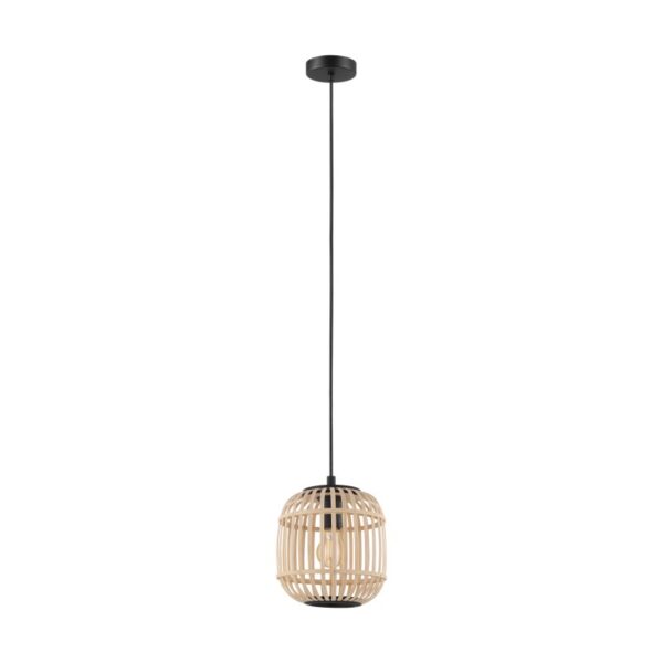 Pendul vintage EGLO BORDESLEY 43231 - E27 1X28W D210mm - Natur