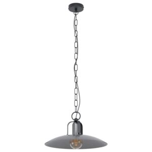Pendul vintage EGLO KENILWORTH 43203 - E27 1X28W D400mm - Nichel Antichizat - Crem