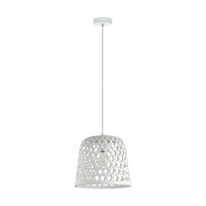 Pendul vintage EGLO KIRKCOLM 43111 - E27 1X60W D300mm - Alb