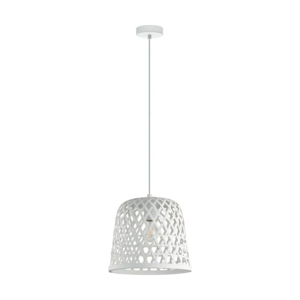 Pendul vintage EGLO KIRKCOLM 43111 - E27 1X60W D300mm - Alb