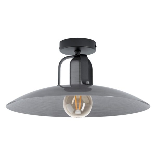 Plafoniera vintage EGLO KENILWORTH 43221 - E27 1X28W D400mm - Otel - Nichel Antichizat - Crem