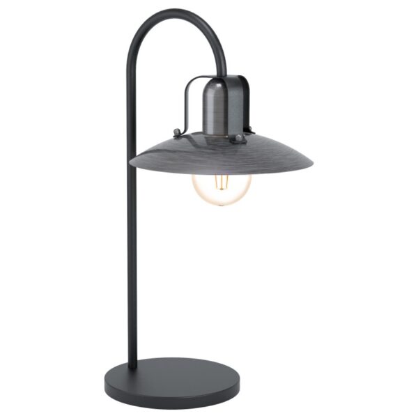 Veioza vintage EGLO KENILWORTH 43207 - E27 1X28W - Otel - Nichel Antichizat - Crem