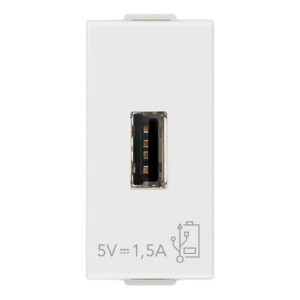 Incarcator USB 5V 1,5A 1 Modul white Vimar Neve UP 09292