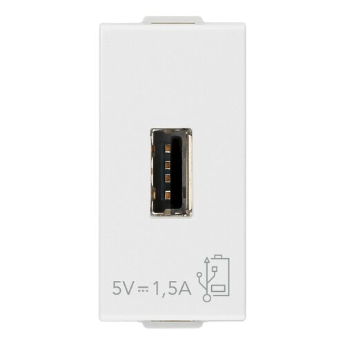 Incarcator USB 5V 1,5A 1 Modul white Vimar Neve UP 09292