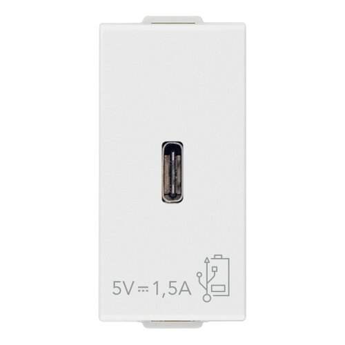 Incarcator USB-C 5V 1,5A 1 Modul white Vimar Neve UP 09292.C