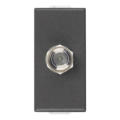 Priza TV tip F 1 Modul carbon matt Vimar Neve UP 09318.CM