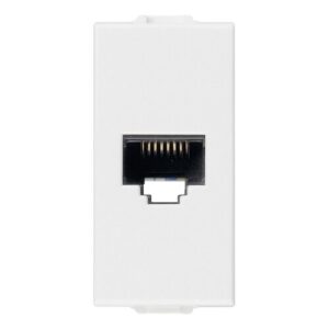 Priza date RJ45 UTP Cat5e 1 Modul white Vimar Neve UP 09338.9
