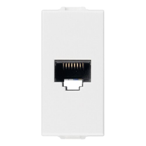 Priza date RJ45 UTP Cat5e 1 Modul white Vimar Neve UP 09338.9