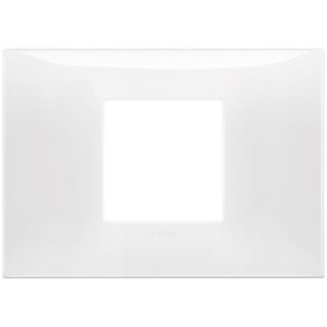 Ornament 2 Module centrat technopolimer white Vimar Neve UP 09672.01