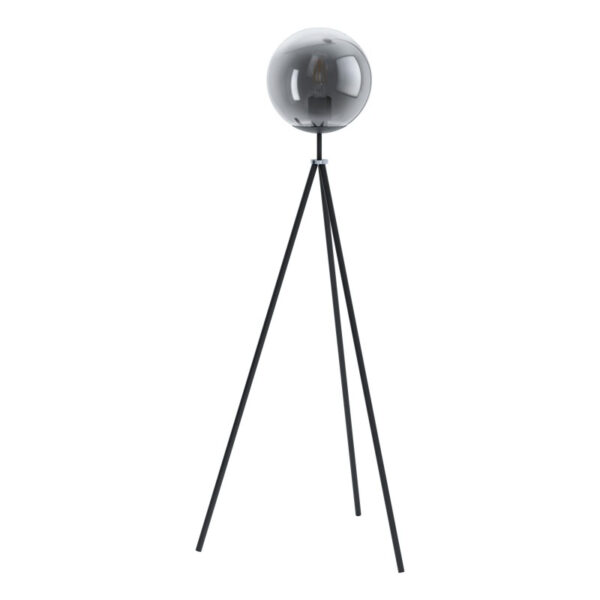 Lampi de podea Stl-1 Schwarz-Chrom-Sw-Transp-'Isorela' Eglo 98509