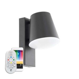 Aplica inteligenta exterior EGLO CALDIERO-C 97482 - E27 1X9W IP44 - Otel zincat - Alb
