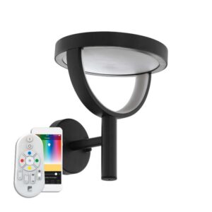 Aplica inteligenta exterior EGLO FRANCARI-C 98234 - LED RGB 15W 1950lm 2700-6500K IP44 - Aluminiu turnat - Alb
