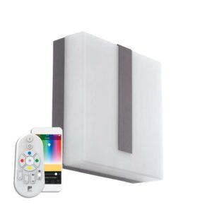 Aplica inteligenta exterior EGLO TORAZZA-C 97219 - LED RGB 14W 1400lm 3000K IP44 - Otel - Plastic - Satinat