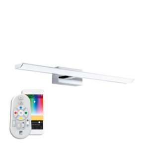Aplica inteligenta baie EGLO TABIANO-C 98451 - LED RGB 15.6W 2000lm 2700-6500K IP44 - Otel - Alb