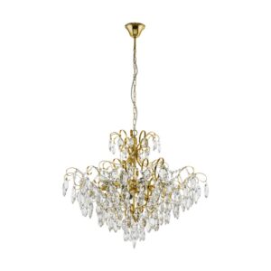 Candelabru EGLO FENOULLET 1 39606 - E14 9X25W D735mm - Transparent