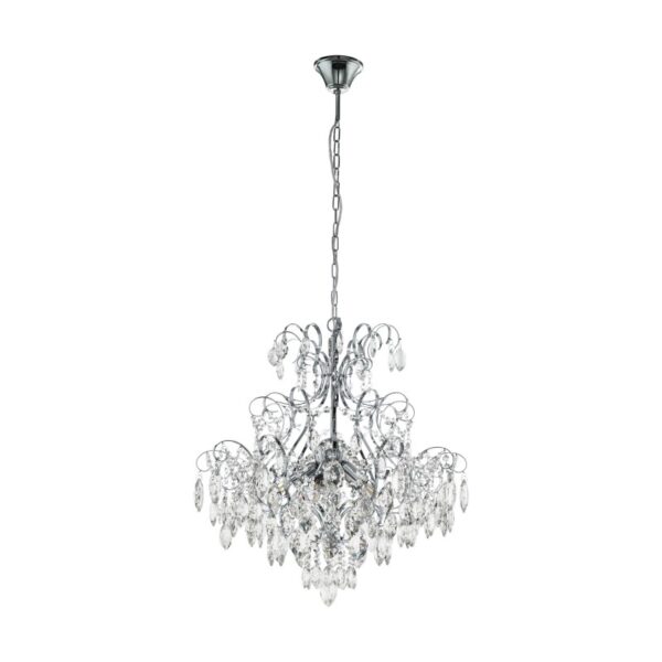 Candelabru EGLO FENOULLET 39523 - E14 5X25W D575mm - Transparent