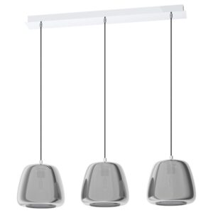 Lustra EGLO ALBARINO 39667 - E27 3X40W - Sticla aburita - Crom
