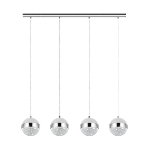 Lustra EGLO LICOROTO 98557 - G9 4X3W - Sticla satinata - Crom