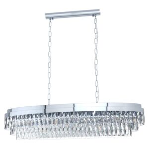 Lustra EGLO VALPARAISO 1 39495 - E14 13X40W - Cristal - Transparent