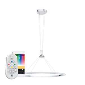 Lustra inteligenta EGLO HORNITOS-C 98427 - LED RGB 37W 4000lm 2700-6500K - Otel - Satinat
