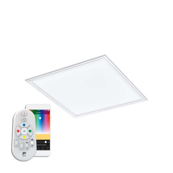 Panou LED RGB inteligent EGLO SALOBRENA-C 97629 - LED RGB 20W 2800lm 2700-6500K - Alb