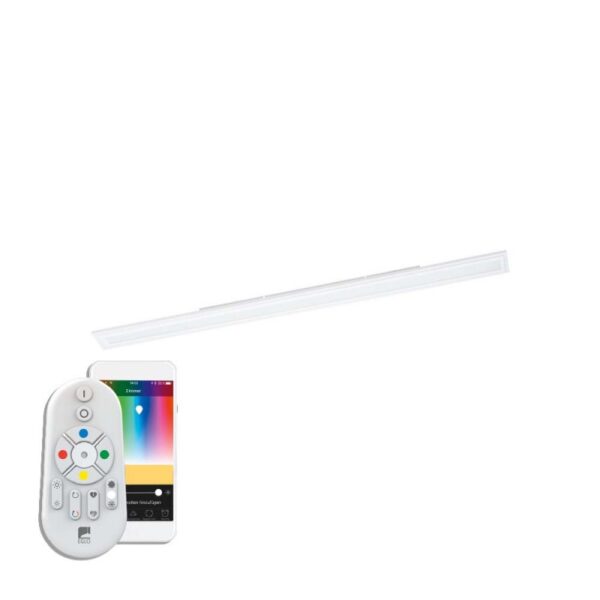 Panou LED RGB inteligent EGLO SALOBRENA-C 98089 - LED RGB 34W 4500lm 2700-6500K - Alb