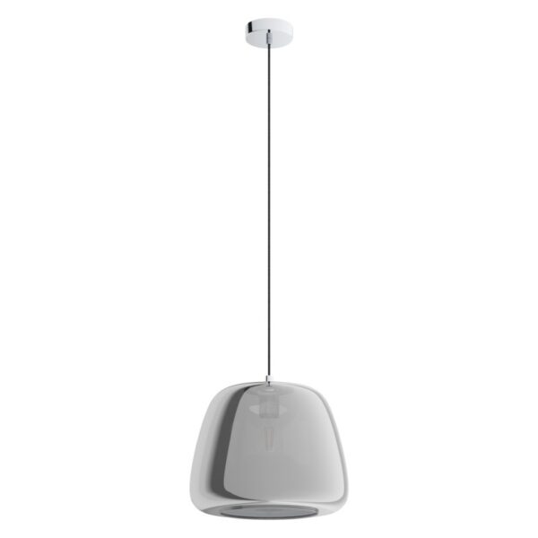 Pendul EGLO ALBARINO 39665 - E27 1X40W D350mm - Negru Transparent