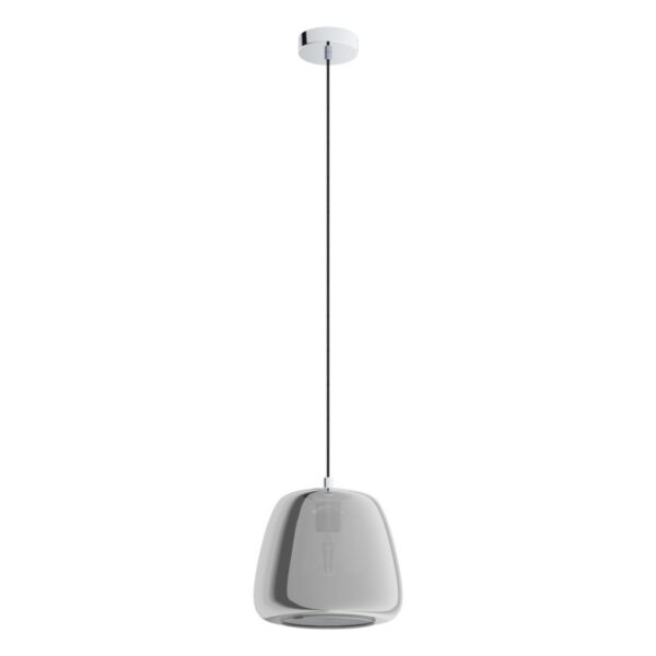 Pendul EGLO ALBARINO 39666 - E27 1X40W D260mm - Negru Transparent