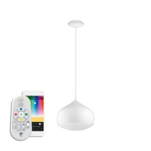 Pendul inteligent EGLO COMBA-C 98047 - LED RGB 18W 2300lm 2700-6500K D290mm - Alb