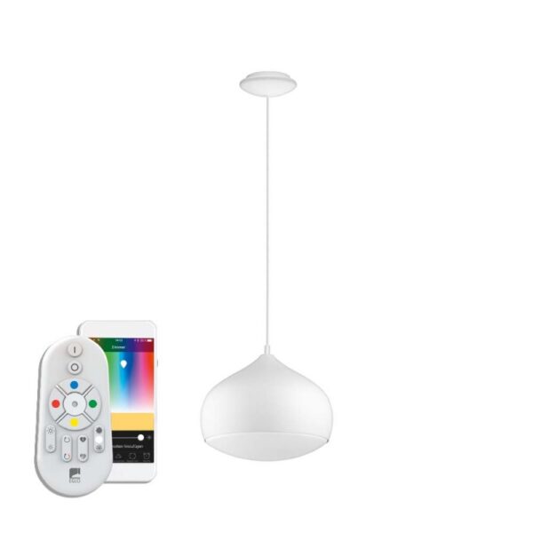 Pendul inteligent EGLO COMBA-C 98047 - LED RGB 18W 2300lm 2700-6500K D290mm - Alb