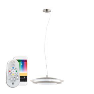 Pendul inteligent EGLO MONEVA-C 98044 - LED RGB 27W 3400lm 2700-6500K D485mm - Alb