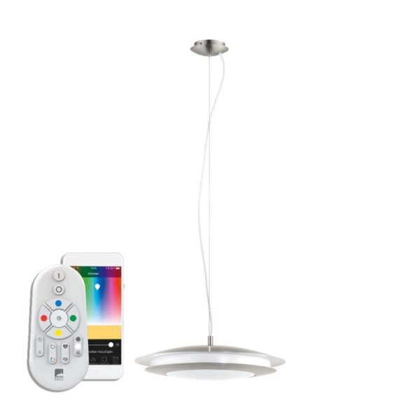 Pendul inteligent EGLO MONEVA-C 98044 - LED RGB 27W 3400lm 2700-6500K D485mm - Alb
