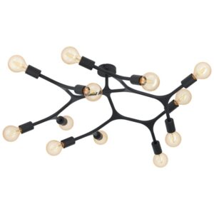 Plafoniera EGLO BOCADELLA 1 98319 - E27 12X60W D920mm - Otel - Negru