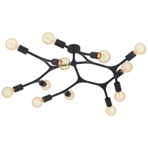 Plafoniera EGLO BOCADELLA 1 98319 - E27 12X60W D920mm - Otel - Negru