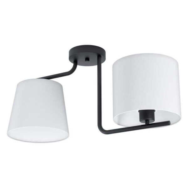 Aplice iluminat Dl-2 E27 Schwarz-Weiss 'Marojales 1' Eglo 98517