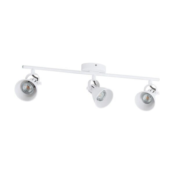 Plafoniera EGLO SERAS 1 98395 - GU10 3X3.3W - Otel - Alb