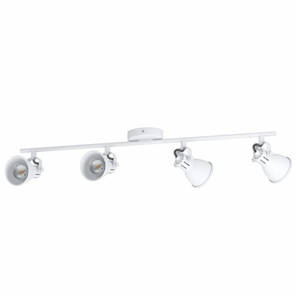 Plafoniera EGLO SERAS 1 98396 - GU10 4X3.3W - Otel - Alb