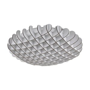 Plafoniera EGLO VALDECABRAS 98428 - LED 33.5W 3900lm 3000K D510mm - Lemn - Alb