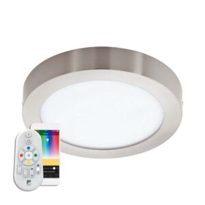 Plafoniera inteligenta EGLO FUEVA-C 96677 - LED RGB 15.6W 2000lm 2700-6500K D225mm - Metal turnat - Alb