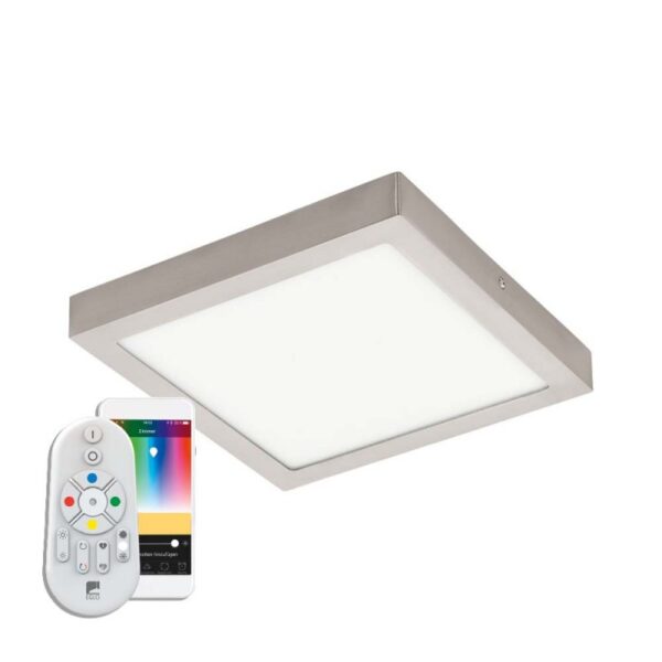 Plafoniera inteligenta EGLO FUEVA-C 96681 - LED RGB 21W 2700lm 2700-6500K - Metal turnat - Alb