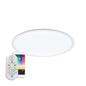 Plafoniera inteligenta EGLO SARSINA-C 97961 - LED RGB 34W 4250lm 2700-6500K D600mm - Aluminiu - Alb