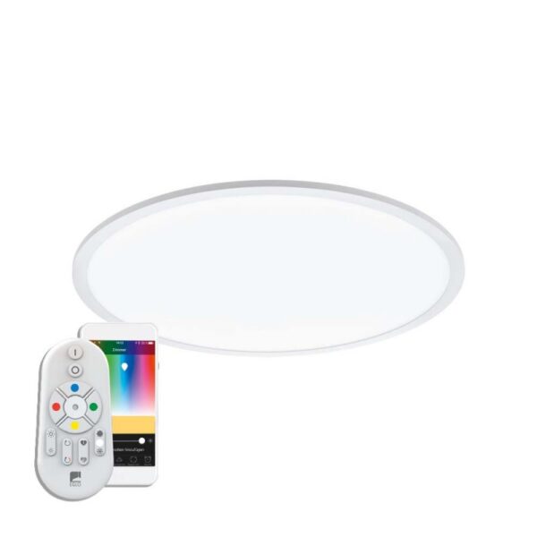 Plafoniera inteligenta EGLO SARSINA-C 97961 - LED RGB 34W 4250lm 2700-6500K D600mm - Aluminiu - Alb